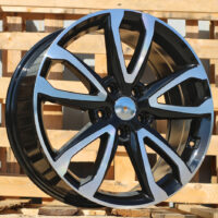 R18x7.5  5X114.3  ET  49.5  67.1  BY994  Black Polished (MB)  For RACIN  (Z1)