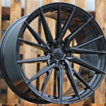 R22x9  5X112  ET  30  66.5  HX06F  Black (BL)  For HAXER  (K4)  (HYBRID FORGED (Front+Rear))