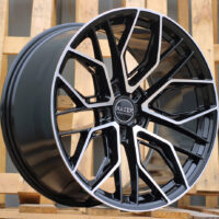 R20x9  5X112  ET  30  66.5  HX015F  (3S5981)  Black Polished (MB)  For HAXER  (K2+K4)  (HYBRID FORGED)