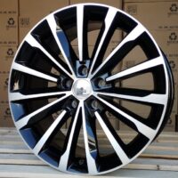 R18x8  5X112  ET  44  57.1  F1526  (YF0458)  Black Polished (MB)  For SKODA  (M)  (HYBRID FORGED)