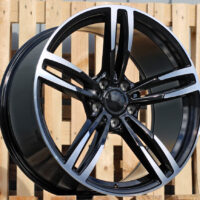 R19x8.5  5X120  ET  35  72.6  BK855  (BY1121)  Black Polished (MB)  For BMW  (Z3+Z1)  (Rear+Front)