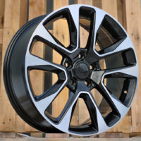 R20x8  5X127  ET  50  71.5  B5536  Black Polished (MB)  For JEEP  (K4)  (C-030)
