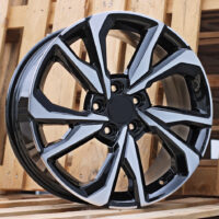 R18x8  5X114.3  ET  50  64.1  A5563  (BK5384)  Black Polished (MB)  For HOND  (P+Z4)