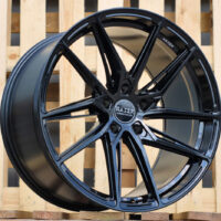 R20x8.5  5X112  ET  35  66.6  HX08F  (23140)  Black (BL)  For HAXER  (K7)  (HYBRID FORGED (Front+Rear))