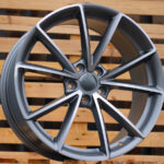 R17x7.5  5X112  ET  42  66.5  BK703  Grey Polished Half Matt (MGHM)  For AUD  (L1)  ((AKC 75 Eur))