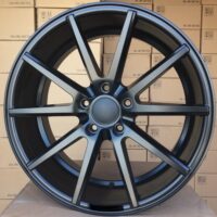 R19x9.5  5X114.3  ET  35  73.1  HX014  (QC2211)  Black Half Matt (BLHM)  For HAXER  (P)  (Rear+Front)