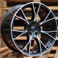 R20x9.5  5X112  ET  37  66.6  B1617  Black Polished (MB)  For BMW  (Z3)