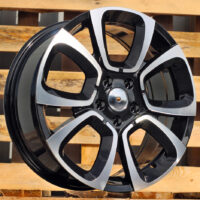 R17x7  5X108  ET  47  65.1  B5850  Black Polished (MB)  For CITRO  (R+Z7)