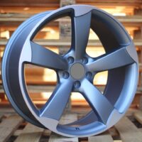 R18x8  5X112  ET  45  66.5  BK217  (IN5069)  Grey Polished Half Matt (MGHM)  For AUD  (P1+Z5)