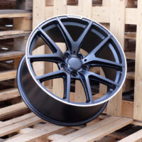 R21x10  5X130  ET  33  84.1  A8221  Black Matt+Polished Lip (BMPL)  For MER  (P+Z1)
