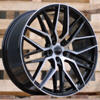 R20x8.5  5X114.3  ET  40  73.1  HX035  (B5902)  Black Polished (MB)  For HAXER  (K4)