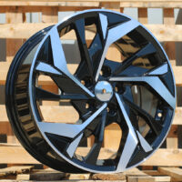 R17x6.5  5X114.3  ET  48  67.1  B1953  (Y1225)  Black Polished (MB)  For HYUND  (R)
