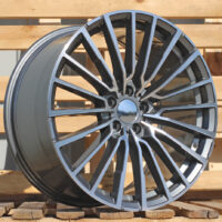R21x8.5  5X112  ET  25  66.6  B5569  (IN0419)  Grey Polished (MG)  For BMW  (Z5)  (Front+Rear)