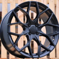 R18x7  4X100  ET  30  60.1  B1449  Black Half Matt (BLHM)  For SMART  (P+Z2)  (HAXER Front+Rear)