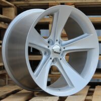 R19x9  5X120  ET  24  74.1  BK086  Silver Shining (SS)  For BMW  (K4)  (Rear+Front)