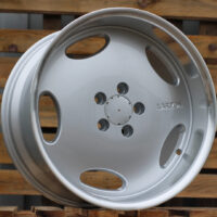 R18x9.5  5X112  ET  35  66.6  B1563  Silver+Polished Lip (SP)  For MER  (Z1+Z3)  (MONOBLOCK Style Rear+Front)