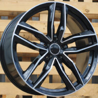 R19x8.5  5X112  ET  39  66.5  BK690  (BY1126)  Black Polished (MB)  For AUD  (Z2)
