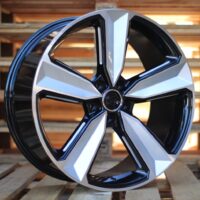 R21x9  5X112  ET  31  66.5  A5470  Black Polished (MB)  For AUD  (K4+P)  (MILLING)
