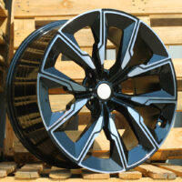 R21x8.5  5X112  ET  25  66.6  FBX144  Black Polished (MB)  For BMW  (Z5+A)  (HYBRID FORGED (Rear+Front))
