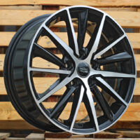R17x7  5X114.3  ET  45  67.1  B5809  Black Polished (MB)  For RACIN  (R)