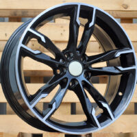 R18x8  5X120  ET  30  72.6  B1257  Black Polished (MB)  For BMW  (Z3+Z6)