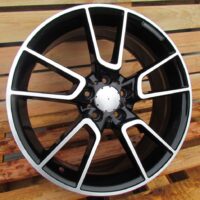 R19x8.5  5X112  ET  52  66.6  B5462  Black Polished (MB)  For MER  (K4+Z4)  (Rear+Front)