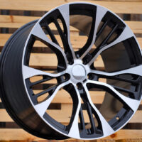 R21x10  5X120  ET  40  74.1  BK851  (FR765)  Black Polished+Powder Coating (MBPC)  For BMW  (P)  (Rear+Front)