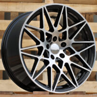 R19x9.5  5X120  ET  40  72.6  B5167  Black Polished (MB)  For BMW  (P2+K4)  (Rear+Front)