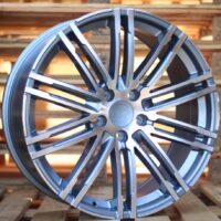R21x10  5X112  ET  19  66.5  B1026  (LU1293)  Grey Polished (MG)  For PORCH  (K3+P1)  (Rear+Front)