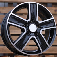 R16x6.5  5X160  ET  58  65.1  BK473  Black Polished (MB)  For FORD  (R+K2)  (4x4 (max 1250kg))
