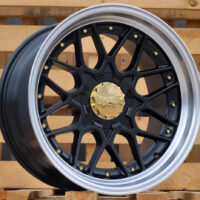 R18x9  10X120/112  ET  35  72.6  HX025  (HX025)  Black Half Matt+Polished Lip (BLHMPL)  For HAXER  (Z1+Z7)  (Rear+Front)