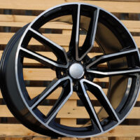 R21x10  5X112  ET  46  66.6  B5610  Black Polished (MB)  For MER  (P2+P)  (Rear+Front)