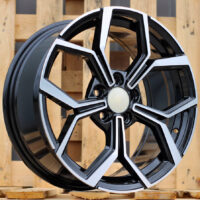 R18x7.5  5X100  ET  45  57.1  B5952  (IN5563)  Black Polished (MB)  For VW  (M+K8)