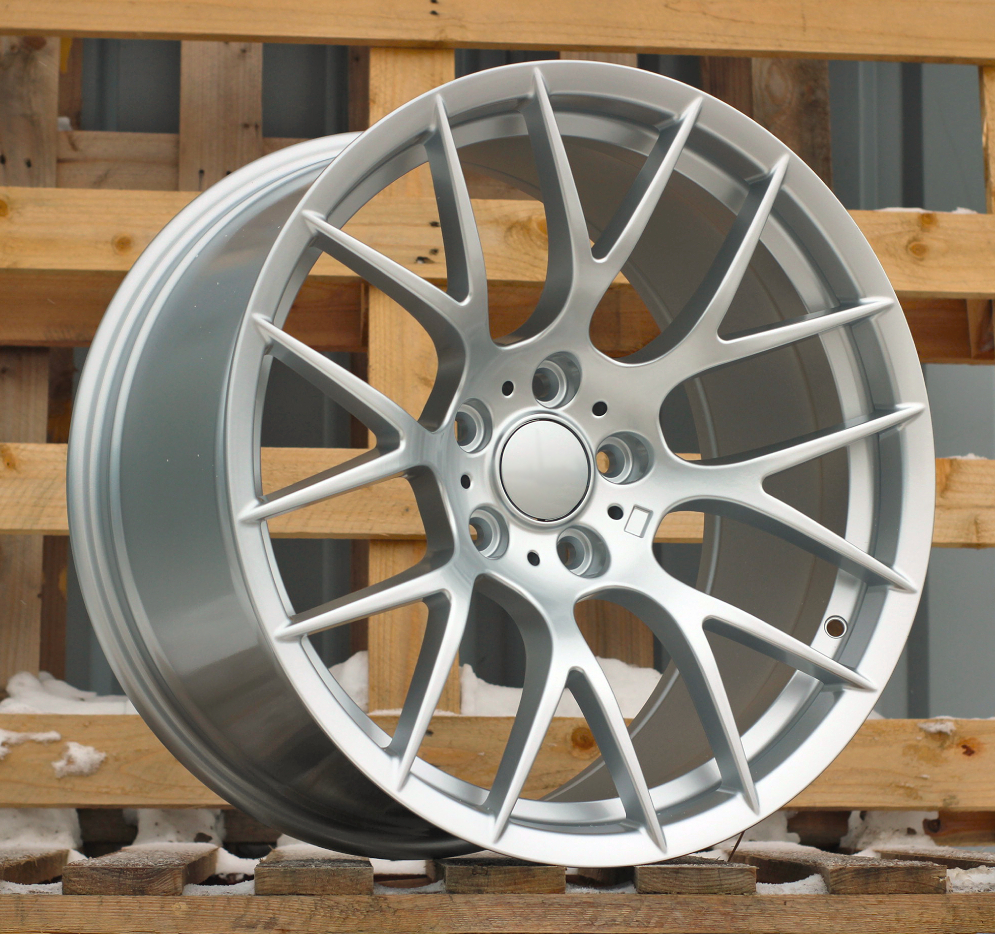 R18x9  5X120  ET  38  72.6  BY956  Silver Shining (SS)  For BMW  (Z2)  (Rear+Front)