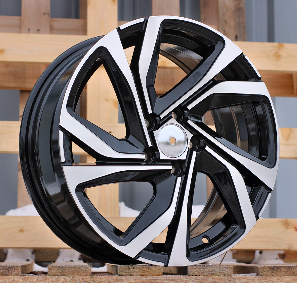 R14x6  4X100  ET  40  60.1  B5762  Black Polished (MB)  For RENAU  (R+D2)