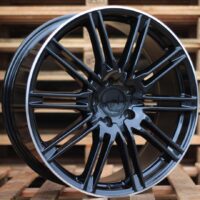 R18x8  5X130  ET  50  71.6  BY476  Black+Polished Lip (BLPL)  For PORCH  (Z2)