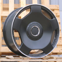 R22x10  5X130  ET  36  84.1  F5133  (H3305F)  Black Half Matt+Polished Lip (BLHMPL)  For MER  (M)  (HYBRID FORGED MONOBLOCK)