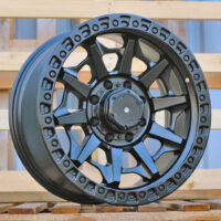 R20x9  8X165.1  ET  1  130  B1721  Black Half Matt (BLHM)  For 4X4  (Z1)
