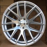 R18x9.5  5X120  ET  38  72.6  BK663  Machined Silver (MS)  For BMW  (K4)  (Rear+Front)