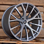 R21x10  5X114.3  ET  42  67.1  FB1573  Grey Polished Matt (MGM)  For MASER  (K7)  (FORGED Maserati (Rear+Front))