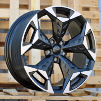 R19x8.5  5X112  ET  38  57.1  YF5717  Black Polished Half Matt (MBHM)  For CUPRA  (Z6)  (HYBRID FORGED)