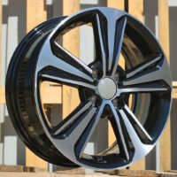 R16x6  4X100  ET  50  54.1  B1627  (IN5368)  Black Polished (MB)  For HYUND  (Z5)