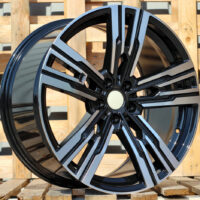 R19x9.5  5X112  ET  39  66.6  B1831  (IN5661)  Black Polished (MB)  For BMW  (Z5)  ((AKC 110 Eur)Rear+Front)