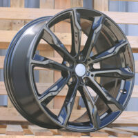 R20x8  5X112  ET  27  66.6  H3263F  Black (BL)  For BMW  (Z6+A)  ((X3) HYBRID FORGED (Rear+Front))