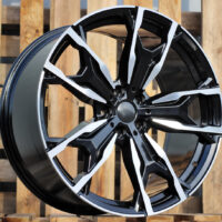 R20x8  5X112  ET  27  66.6  Y0204  Black Polished (MB)  For BMW  (P+Z4+Z7)  (X3 (Rear+Front))