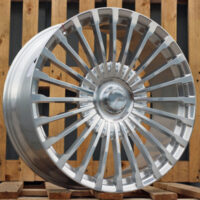 R23x11  5X112  ET  47  66.6  F138  Full Polished (FPL)  For MER  (P1)  (HYBRID FORGED Rear+Front)