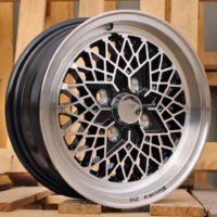 R13x5.5  4X100  ET  30  67.1  L1352  Black Polished (MB)  For RACIN  (R)