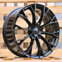 R19x7.5  5X112  ET  51  57.1  3S1279  (YF5686)  Black Polished (MB)  For VW  (Z6)  (HYBRID FORGED)