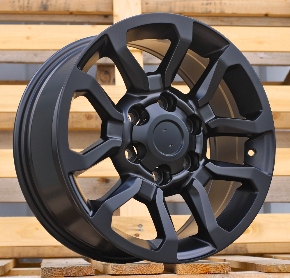 R17x7.5  6X139.7  ET  30  106  B1623  (BK5901)  Black Half Matt (BLHM)  For TOYOT  (M)
