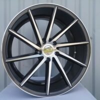 R19x9  5X120  ET  35  72.6  XF096  Grey Polished (MG)  For RACIN  (K3)  ((Left) Style Vossen (AKC 70 Eur))
